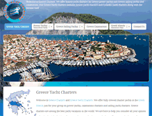 Tablet Screenshot of greece-charters.com